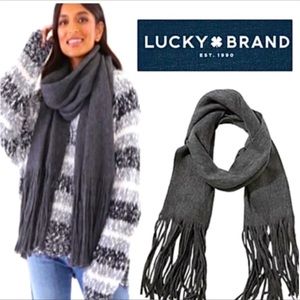 NWT Lucky Brand fringe scarf